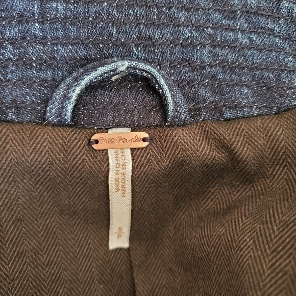 NEW Free People Denim Dolman Jacket - Picture 4 of 5